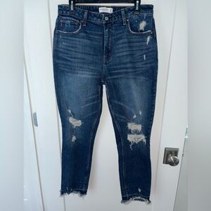 Abercrombie & Fitch Curve Love The skinny high rise jeans sz 30/10R NWOT